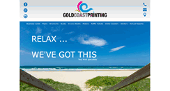 Desktop Screenshot of goldcoastprinting.com.au